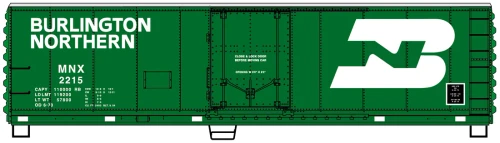 Accurail ~ HO Scale ~ 40' Insulated Reefer Kit ~ Burlington Northern MNX #2215 ~ 8529