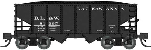 Bluford Shops ~ N Scale ~ USRA 30'6" 2-Bay Hopper with Load ~ Delaware, Lackawanna & Western #81202 ~ 60617