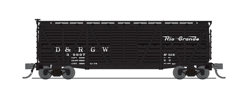 Broadway Limited ~ N Scale ~ 40' Wood Stock Car ~ Denver & Rio Grande Western #39048 ~ Hog Sounds ~ 10463