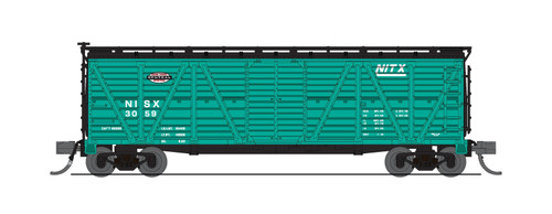Broadway Limited ~ N Scale ~ 40' Wood Stock Car ~ 2-Pack ~ New York Central #3091, #3113 ~ 10485