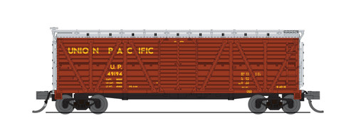 Broadway Limited ~ N Scale ~ 40' Wood Stock Car ~ 2-Pack ~ Union Pacific #49397, #49418 ~ 10487