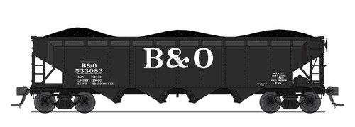 Broadway Limited ~ N Scale ~ ARA 70-ton 4-Bay Hoppers ~ 6-Pack ~ Baltimore & Ohio ~ 10368