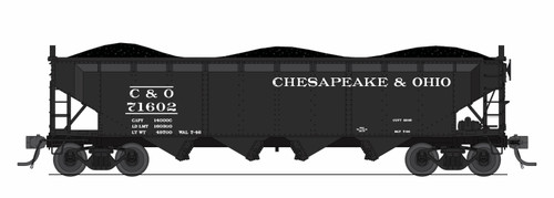 Broadway Limited ~ N Scale ~ ARA 70-ton 4-Bay Hoppers ~ 6-Pack ~ Chesapeake & Ohio ~ 10369