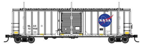 Walthers Mainline ~ HO Scale ~ 50' Rocket Train Clearance Car ~ NASA (NLAX) #72958 ~ 910-3806