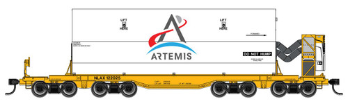 Walthers Mainline ~ HO Scale ~ Rocket Train Booster Car with Refrigeration Unit ~ Artemis (NLAX) #122025 ~ 910-51008