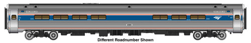 WalthersProto ~ HO Scale ~ Lighted ~ 85' Amfleet I Amcafe ~ Amtrak Phase VI #43008 ~ 920-12254
