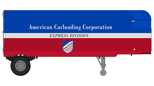 Class One Model Works ~ HO Scale ~ Fruehauf 26' Trailer ~ American Carloading ~ TR00109