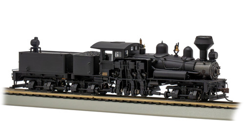 Bachmann ~ HO Scale ~ Spectrum 80-Ton Three-Truck Shay ~ Painted Unlettered ~ DCC Sound ~ 84709