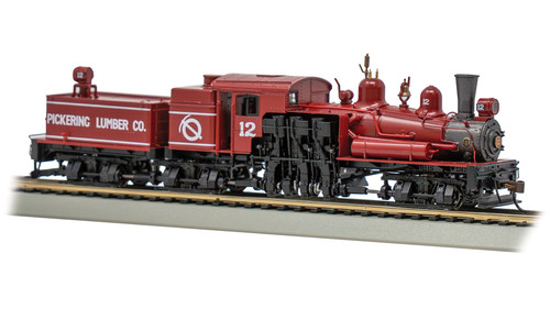 Bachmann ~ HO Scale ~ Spectrum 80-Ton Three-Truck Shay ~ Pickering Lumber Co. #12 ~ DCC Sound ~ 84708