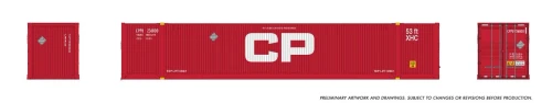 Rapido ~ HO Scale ~ Outside-Braced Container ~ 2-pack ~ Canadian Pacific ~ 1141001