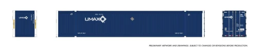 Rapido ~ HO Scale ~ Outside-Braced Container ~ 2-pack ~ UMAX ~ 1141504