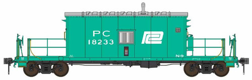Bowser ~ HO Scale ~ Early N9 Caboose ~ Penn Central #18208 ~ 71001