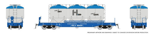 Rapido ~ HO Scale ~ Halliburton Cement Car ~ Home Shops Leasing ~ 4-Pack ~ 224007