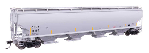 WalthersProto ~ HO Scale ~ 67' Trinity 6351 4-Bay Covered Hopper ~ Chicago Freight Car Leasing Co. CRDX #15156 ~ 920-110316