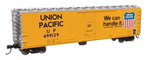 WalthersMainline ~ HO Scale ~ 50' PC&F Insulated Boxcar ~ Union Pacific #499129 ~ 910-2869