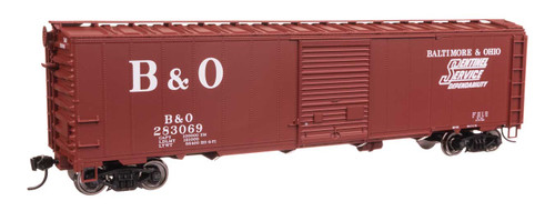 Walthers Mainline ~ HO Scale ~ 50' AAR Single Door Boxcar ~ Baltimore & Ohio #283069 ~ 910-46506