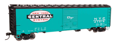 Walthers Mainline ~ HO Scale ~ 50' AAR Single Door Boxcar ~ New York Central #47516 ~ 910-46517