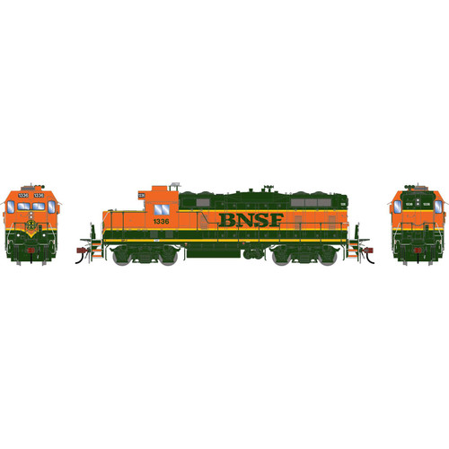 Athearn Genesis ~ HO Scale ~ GP7u ~ BNSF #1336 (H1) ~ DC ~ 3236