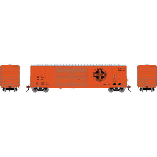 Athearn ~ HO Scale ~ 50' FMC 5077 Offset Double Door Box Car ~ Sierra Northern SERA #4022 ~ 3703