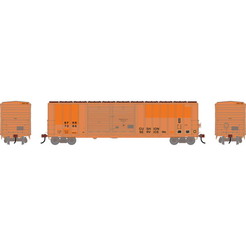 Athearn ~ HO Scale ~ 50' FMC 5077 Offset Double Door Box Car ~ Buffalo & Pittsburgh Railroad #7086 (Ex-COP) ~ Primed for Grime ~ 3711