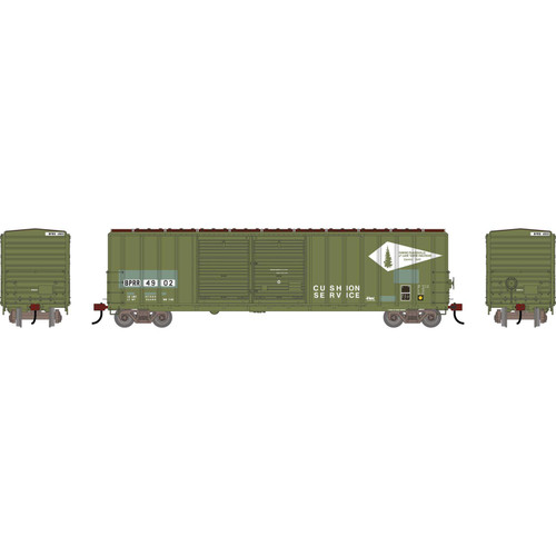 Athearn ~ HO Scale ~ 50' FMC 5077 Offset Double Door Box Car ~ Buffalo & Pittsburgh Railroad #7086 (Ex-CPLT) ~ Primed for Grime ~ 3710