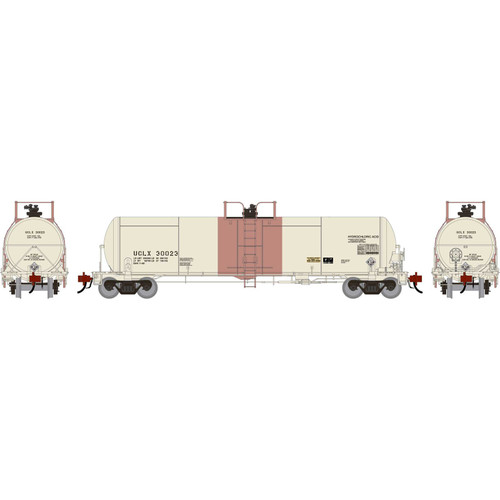 Athearn Genesis ~ HO Scale ~ GATC 20,000 Gallon Tank Car ~ UCLX #30023 ~ Primed for Grime ~ 3345