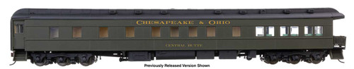 Walthers Proto ~ HO Scale ~ 82' Pullman Heavyweight 3-2 Observation-Lounge ~ Chesapeake & Ohio (Central Avenue) ~ 920-19702