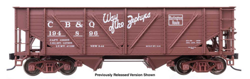 Walthers Proto ~ HO Scale ~ 34' Steel-Sheathed War Emergency Hopper ~ Chicago, Burlington & Quincy #194632 ~ 920-105911