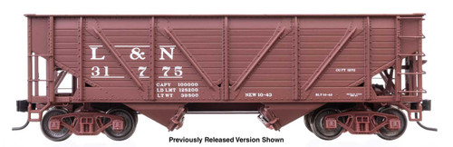 Walthers Proto ~ HO Scale ~ 34' Steel-Sheathed War Emergency Hopper ~ Louisville & Nashville #31740 ~ 920-105919