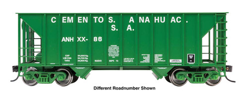 WalthersMainline ~ 34' 100-Ton 2-Bay Hopper ~ Cementos #ANHXX-101 ~ 910-56637