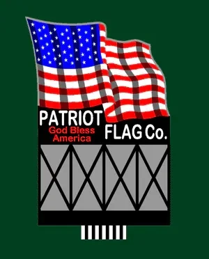Miller Engineering ~ HO or O ~ Patriot Flag Co. ~ Animated Sign ~ 9482