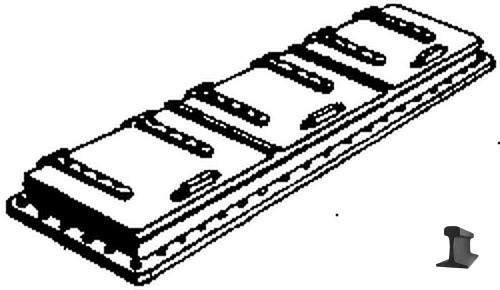 Cal Scale ~ HO Scale ~ Tender Water Hatch ~ Large ~ 231