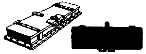 Cal Scale ~ HO Scale ~ Tender Water Hatch ~ Rectangular ~ 232
