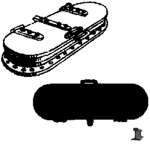 Cal Scale ~ HO Scale ~ Tender Water Hatch ~ Round Base ~ 233