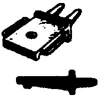 Cal Scale ~ HO Scale ~ Steam Locomotive Headlight Mounting Bracket ~ High Mounting with Grab Irons ~ 246