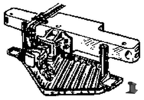 Cal Scale ~ HO Scale ~ Steam Locomotive Pilot ~ Boiler Tube with Coupler & Hoses ~ 315