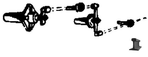 Cal Scale ~ HO Scale ~ Throttle For Steam Dome ~ 376