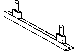Cal Scale ~ HO Scale ~ Cab Walkways ~ 25/32" 19.8mm ~ 379
