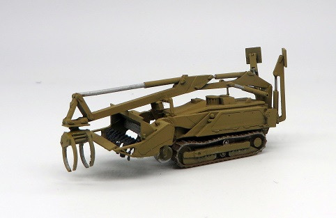 Trident Miniatures ~ HO Scale ~ M160 Tracked Robotic Mine Clearing Vehicle ~ Resin Kit ~ 87194A