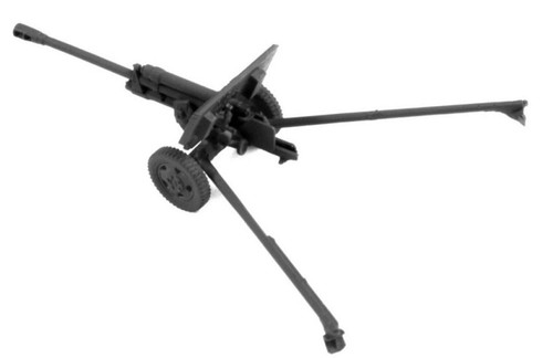 Trident Miniatures ~ HO Scale ~ Soviet Army Vehicles ~ ZiS-3 Anti-Tank Gun ~ Kit ~ 87176