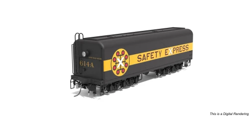 Broadway Limited ~ HO Scale ~ DLMX 4219 Auxiliary Water Tender ~ Chessie Safety Express ~ 10574