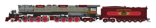 Broadway Limited ~ N Scale ~ Big Boy 4-8-8-4 ~ Union Pacific #4014 ~ Ornate 1800's Fantasy Paint ~ DC Stealth ~ 10687