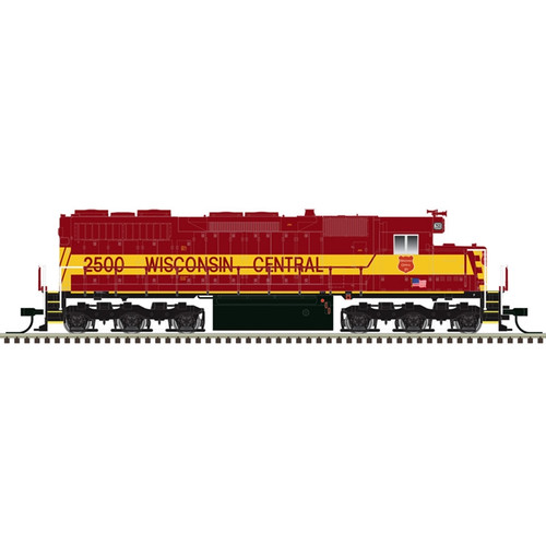 Atlas ~ N Scale ~ Master Silver ~ SD35 Low Hood ~ Wisconsin Central #2500 ~ DC ~ 40006524