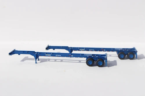 Jacksonville Terminal JTC ~ N Scale ~ 40' Chassis for 40' containers ~ 2-Pack ~ American President Lines ~ 142018