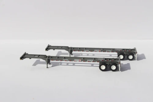 Jacksonville Terminal JTC ~ N Scale ~ 40' Chassis for 40' containers ~ 2-Pack ~ Flexi Van ~ 142017