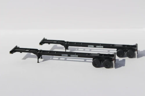 Jacksonville Terminal JTC ~ N Scale ~ 40' Chassis for 40' Containers ~ 2-Pack ~ Matson ~ 142009