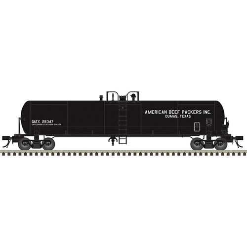 Atlas ~ N Scale ~ 20,700 Gallon Tank Car ~ American Beef Packers GATX #29348 ~ 50007799
