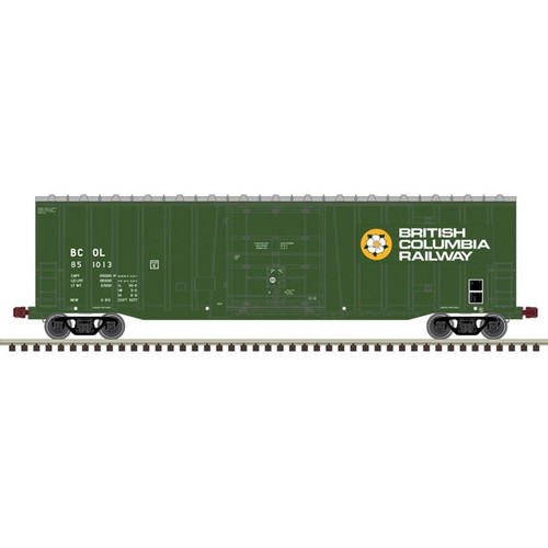 Atlas ~ N Scale ~ NSC 50' 5277 Plug Door Box Car ~ British Columbia Railway #851027 ~ 50007927