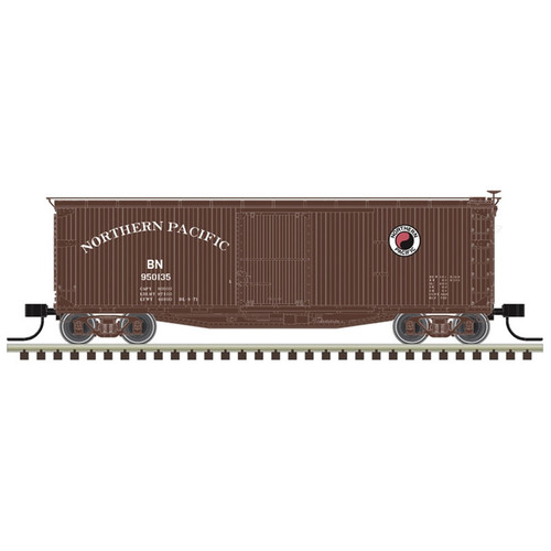 Atlas ~ N Scale ~ USRA Double-Sheathed Box Car ~ Burlington Northern #950138 (NP Patch Out) ~ 50007958