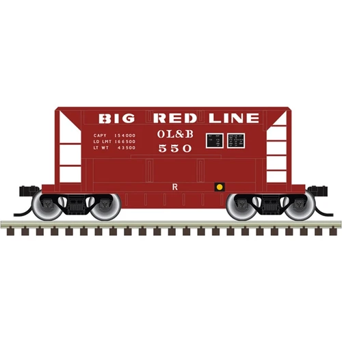 Atlas ~ N Scale ~ Trainman ~ 70-Ton Ore Car ~ Omaha, Lincoln & Beatrice #550 ~ 50007862